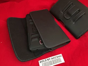 CUSTODIA IN PELLE FONDINA CLIP DA CINTURA CUSTODIA PER SAMSUNG GALAXY NOTE 8 HYBRID ARMOR CASE - Foto 1 di 12