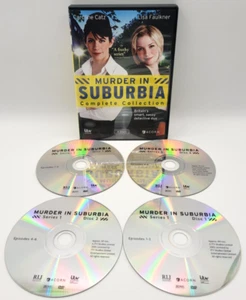 MURDER IN SUBURBIA COMPLETE COLLECTION DVD SET 4 DISC ACORN CAROLINE CATZ - Picture 1 of 2