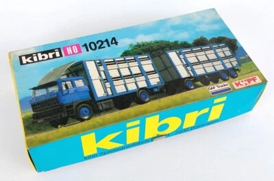 KIBRI 1:87 #10214 - DAF - KOPF - trasporto animali KIT - Immagine 1 di 2