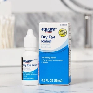 Equate Dry Eye Relief Lubricant Eye Drops, 0.5 fl oz - Picture 1 of 5