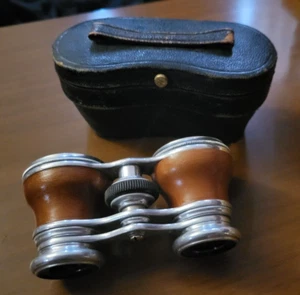 *RARE*Antique Majestic Paris 8 Lenses Achromatic Opera Glasses Binoculars Engrav - Picture 1 of 13