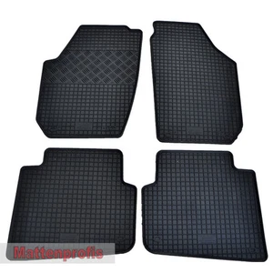 Tappetini professionali in gomma tappetini in gomma per Skoda Fabia II dall'anno 12/2006 - - Foto 1 di 6