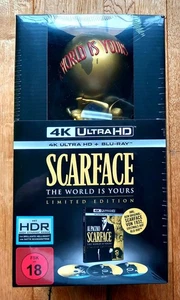 Scarface (1932 + 1983)  The World Is Yours 4K UHD Blu-ray Limited Büsten Edition - Bild 1 von 2