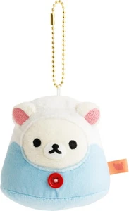 San-X Rilakkuma Kimono Serie hängendes Plüschtier, Korilakkuma Mount Fuji - Bild 1 von 2