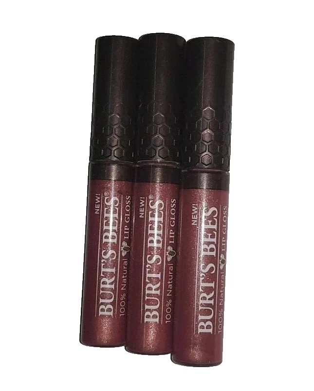 3 Pack Burt's Bees 100% Natural Lip Gloss Sealed 0.2 oz Each 239 Spring Splendor - Image 1 of 1