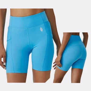 Pantalones Cortos de Motociclista Free People FP Movement Instant Replay Azul XS Para Mujer’s Activ - Imagen 1 de 5