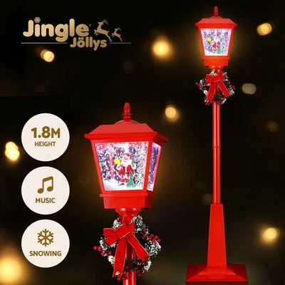 Jingle Jollys Christmas Lights 180cm Post Lamp 18 LED Fairy Light Decorations - image 1 of 4