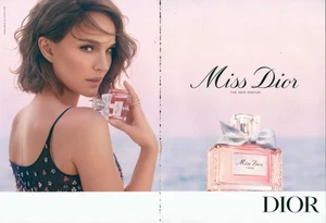 DIOR Natalie Portman Magazin Print Anzeige Parfum MISS Camilla Akra 2pg 2024 - Bild 1 von 6
