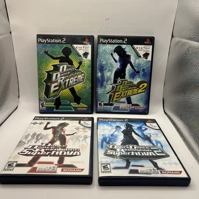 Dance Dance Revolution Bundle CIB Sony PS2 Playstation 2 Tested Working - Image 1 of 4