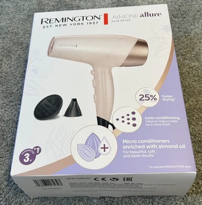 New Remington Almond Allure Hair Dryer - RRP £50 - Image 1 of 3
