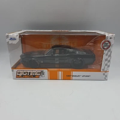 Jada Toys 2021 Big Time Muscle Black 1967 Ford Mustang Shelby GT500 - Image 1 of 4