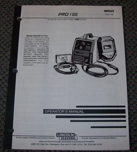 LINCOLN Pro 155 Saldatore Manuale Operatore IM563 anno 1996 - Foto 1 di 11