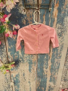 Lilly Pulitzer Baby Mädchen rosa Knopfleiste Strickjacke Pullover-Größe 3-6 Monate - Bild 1 von 3