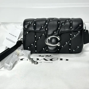 Coach Tabby Crossbody Wristlet With Pillow Quilting And Crystal Rivets CZ522 NWT - Picture 1 of 20