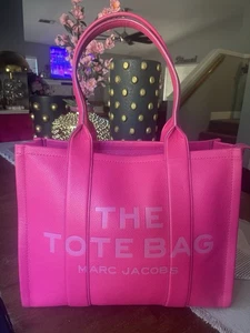 Marc Jacobs Hot Pink XL Tote Bag - Picture 1 of 18