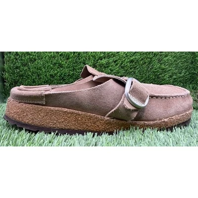 Birkenstock Mujer Buckley Gamuza Cuero Taupe 022102 - Talla 10  Foto 1 de 4