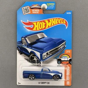2016 Hot Wheels HW Hot Trucks 1967 Chevy C10 Blue 143/250 - Picture 1 of 9