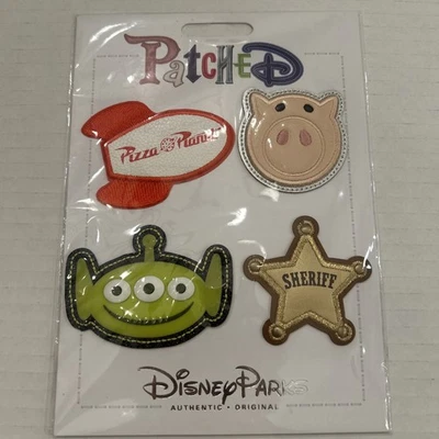 Disney Parks Patched TOY STORY PIZZA PLANET Adhesive Patch Set - NEW HTF - Image 1 of 4