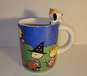 Taza Peanuts Snoopy And The Gang Woodstock Halloween 3D The Great Pumpkin NUEVA - Imagen 1 de 6