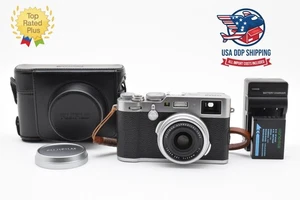 [NEAR MINT w/Case] Fuji Fujifilm X100F 24.3MP Silver Digital Camera JAPAN - Picture 1 of 19