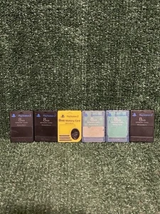 Sony PlayStation 2 PS2 OEM Lot Of 6 Memory Cards . Fast Shipping! - Picture 1 of 3