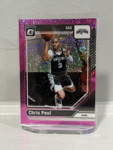 Chris Paul 2024-25 Panini Donruss Optic #134 Pink Glitter Prizm /275 Spurs SP - Bild 1 von 3