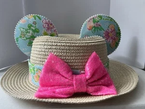 Lilly Pulitzer Fedora Mickey Ears Disney Hat - Picture 1 of 6