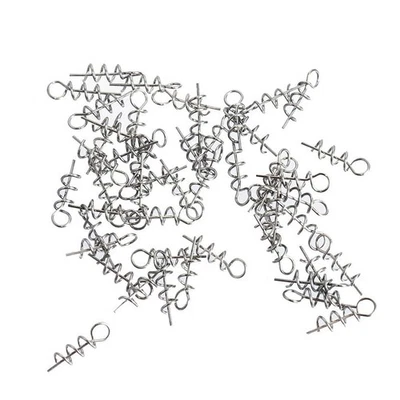  Packung mit 50 Soft Lure Ködern Würmer Kurbelhaken Stiftfeder Festverriegelung - Bild 1 von 4
