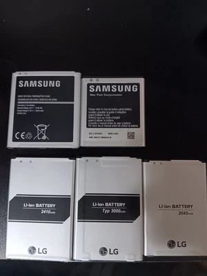 Juego de baterías usadas para teléfono celular - 5 Foto 1 de 3