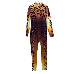 WEISSMAN Dschungelkatze Unitard Kostüm Mädchen IC 7-8 Tanz Gepard Sei vorbereitet - Bild 1 von 9