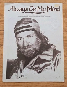 A 1982 WILLIE NELSON Vintage Noten ALWAYS ON MY MIND - Bild 1 von 5