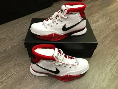 Nike Kobe 1 Protro 2006 "All Star" Blanco Rojo Universitario Hombres Tallas AQ2728-102 NUEVO Foto 1 de 4