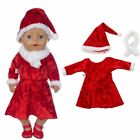 Doll Christmas Clothes For 43cm Baby Doll 17 Inch Fit Reborn Baby Doll Accessory