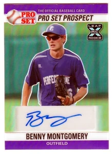 Juego Leaf Pro 2021 Benny Montgomery Prospect automático SP #22/25 - Imagen 1 de 2