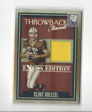 2007 Elite Extra Edition Throwback Threads #5 Clint Dolezel JERSEY /500
