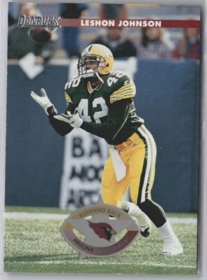 1996 Donruss Football Card #188 LeShon Johnson - Image 1 of 2