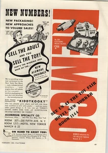 1953 PAPER AD Remco Toys Space Model QX-2 Walkie Talkies Hollywood Dolls Lullaby - Picture 1 of 2
