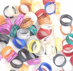 Anillos de identificación de color Neutrik COXX para XX XLRs paquete de 10 hombres y mujeres - Imagen 1 de 2