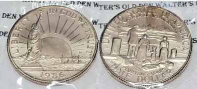 1986-D 50C Statue Of Liberty, Commerative Half Dollar - Image 1 of 4