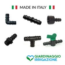Raccorderia portagomma e ala gocciolante - confezioni 10 pezzi - Irritec