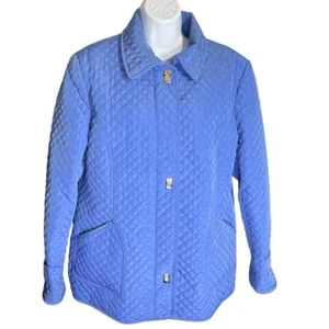 Women’s Mackintosh Quilted Jacket. Light Blue size Large Lined - Picture 1 of 7