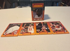 1996 Upper Deck Michael Jordan 4 All Metal Card Set NBA! - Picture 1 of 3