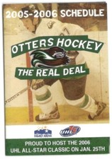 2005-06 Missouri River Otters UHL Hockey Schedule !!! Bud Light