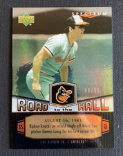 2007 UD Spectrum Road to the Hall Gold Cal Ripken Jr. 49/99 #CR5