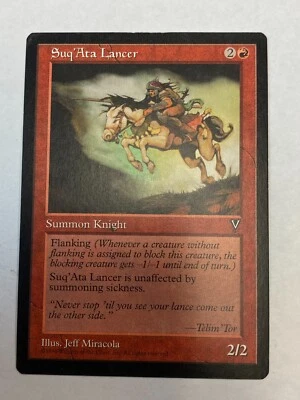 Suq'Ata Lancer - Magic the Gathering MTG Visions Single Card - Image 1 of 3