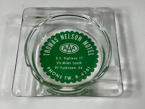 Thomas Nelson Motel Hotel Souvenir Ashtray Yorktown VA Virginia AAA HW 17 - Picture 1 of 7