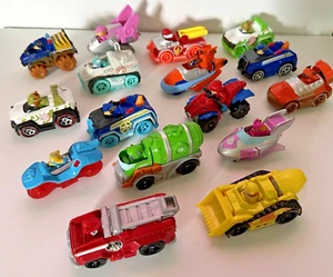 Paw Patrol Echtmetall Druckguss Auto Rettungsfahrzeug SIE WÄHLEN Neon, Dschungel, Dino - Bild 1 von 35