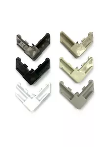 24/er-Pack-7/16x11/16 Vollbild Rahmen Ecke - weiß/beige/Bronze/Schwarz/Grau/Champ - Bild 1 von 9