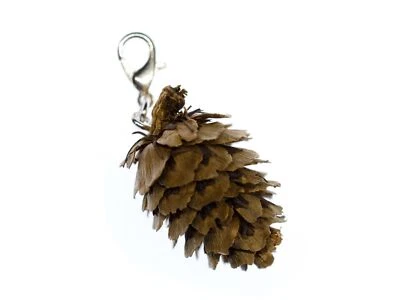 Zapfen Charm Anhänger Bettelarmband Miniblings Pinienzapfen Tannenzapfen Natur - Bild 1 von 3