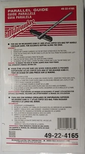 Milwaukee 49-22-4165 Metric Parallel Rip Guide Fence - Picture 1 of 3